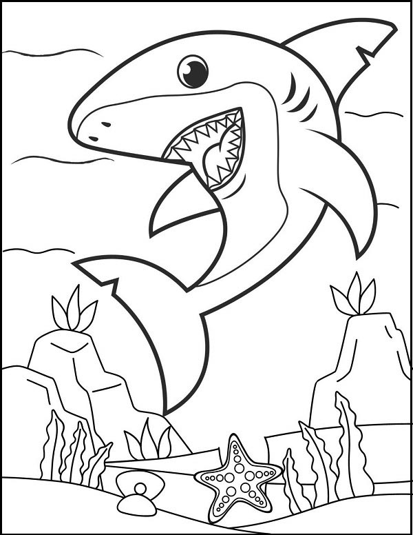 Shark Coloring Pages: Top 15 Color Sheets for Kids of all Ages