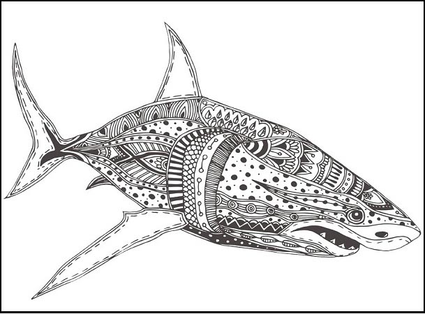 Shark Coloring Pages: Top 15 Color Sheets for Kids of all Ages