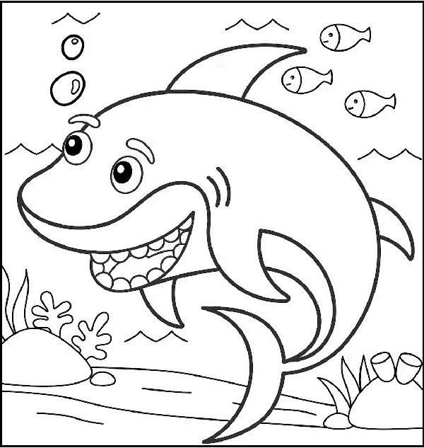 Shark Coloring Pages: Top 15 Color Sheets for Kids of all Ages