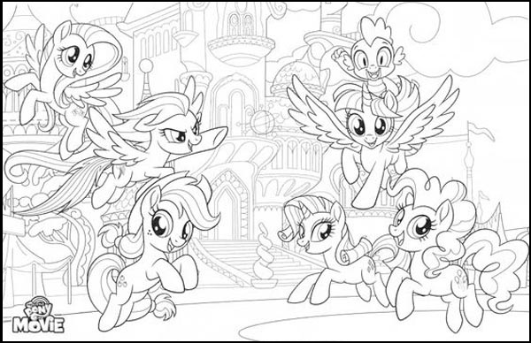 My Little Pony Coloring Pages: 15 Trendy Free Printable Options
