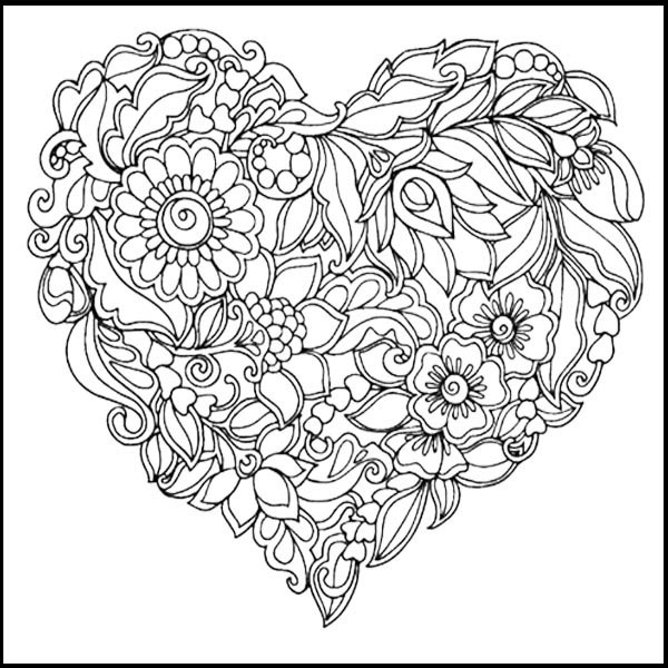 15 Heart Coloring Pages to Spread Joy and Love in 2023