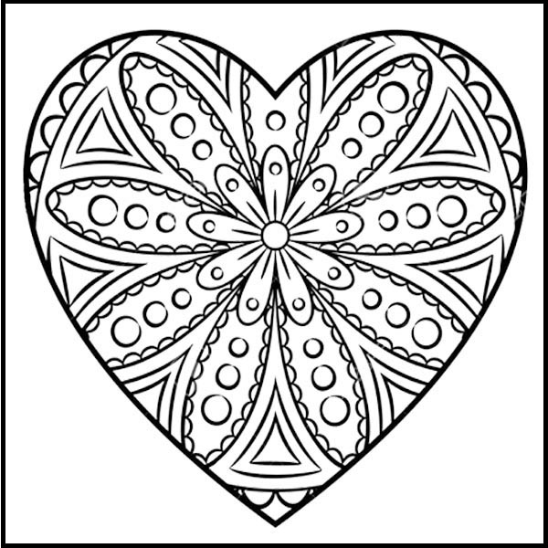 15 Heart Coloring Pages to Spread Joy and Love in 2023