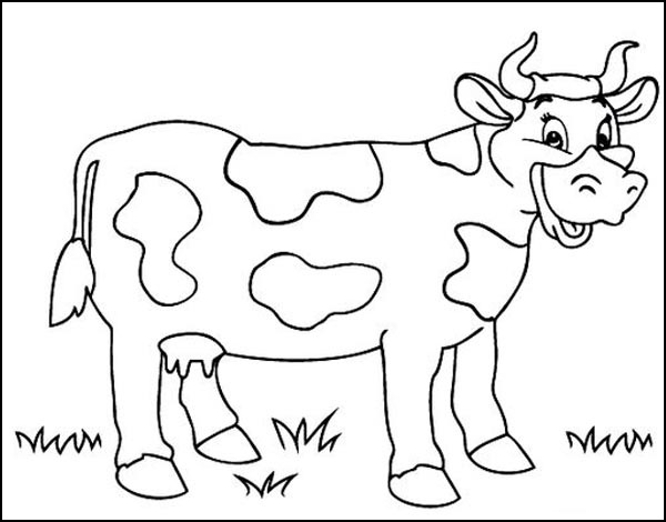 15 Unique and Artistic Cow Coloring Pages for Kids of all Ages
