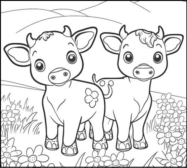 15 Unique and Artistic Cow Coloring Pages for Kids of all Ages