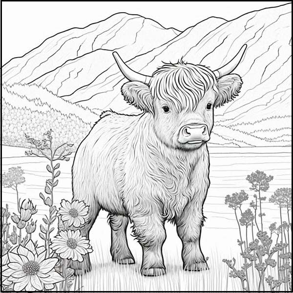 15 Unique and Artistic Cow Coloring Pages for Kids of all Ages