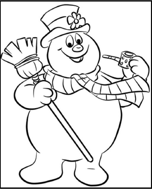 Snowman Coloring Pages: 15 Frosty Fun Sheets for Winter Days