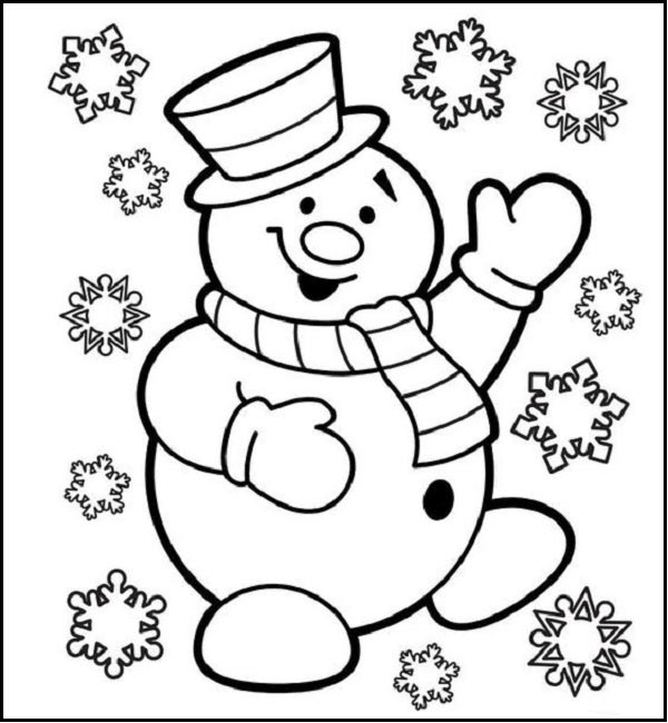 Snowman Coloring Pages: 15 Frosty Fun Sheets for Winter Days