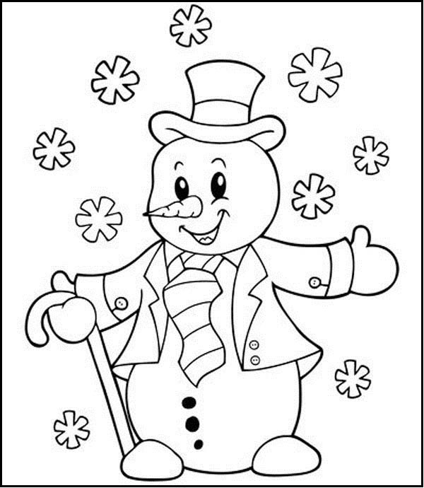 Snowman Coloring Pages: 15 Frosty Fun Sheets for Winter Days