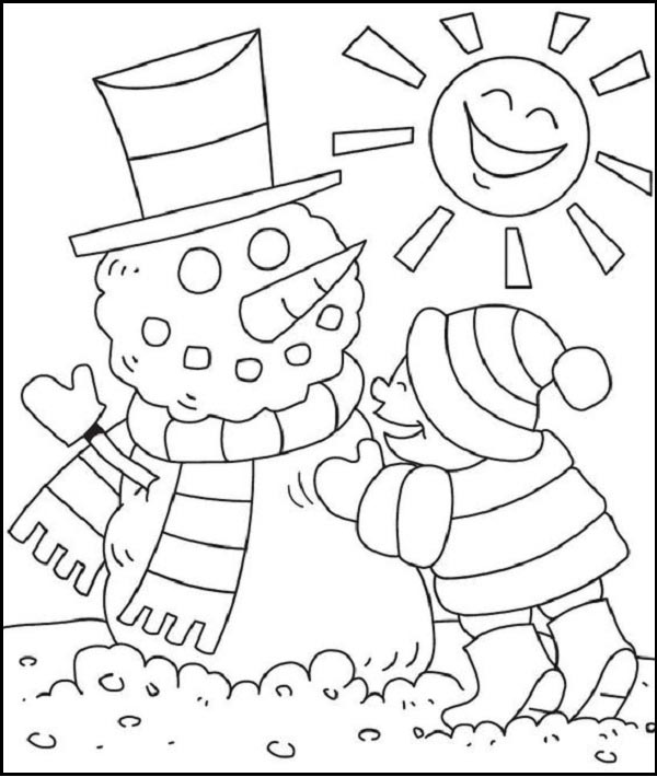 Snowman Coloring Pages: 15 Frosty Fun Sheets for Winter Days