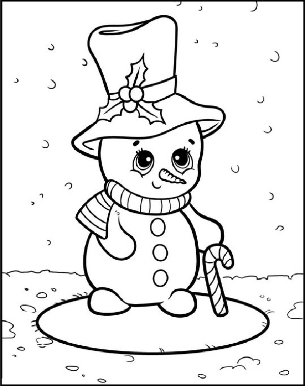 Snowman Coloring Pages: 15 Frosty Fun Sheets for Winter Days