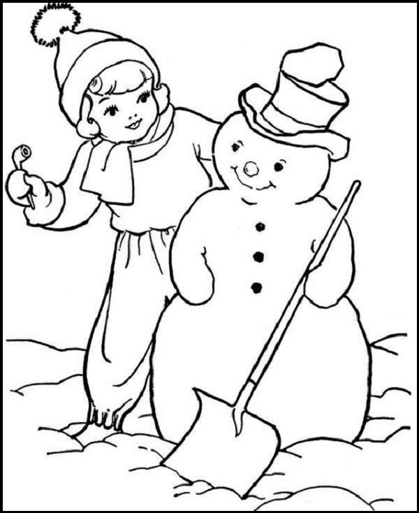Snowman Coloring Pages: 15 Frosty Fun Sheets for Winter Days