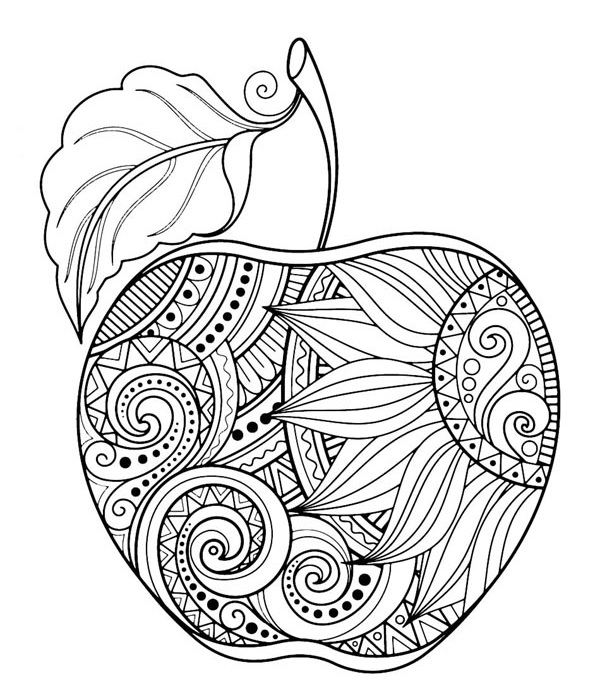 15 Creative Apple Coloring Pages for Kids to Have Fun