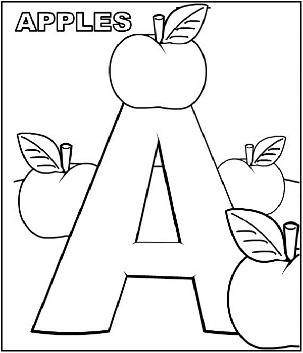 15 Creative Apple Coloring Pages for Kids to Have Fun