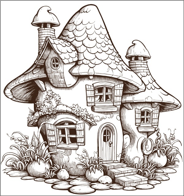 Mushroom Coloring Pages: 15 Fun Fungal Adventures