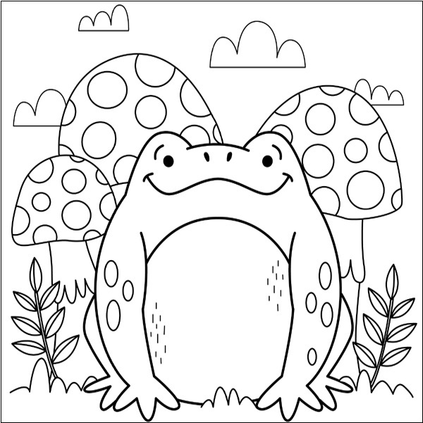 Mushroom Coloring Pages: 15 Fun Fungal Adventures