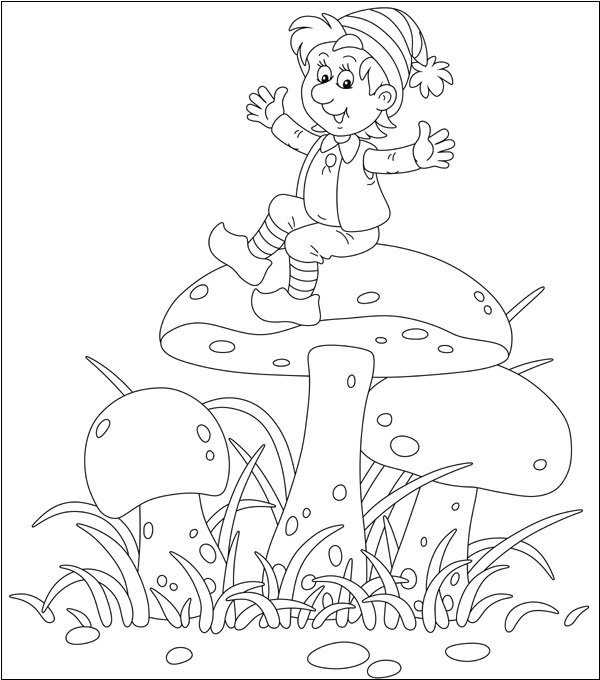 Mushroom Coloring Pages: 15 Fun Fungal Adventures