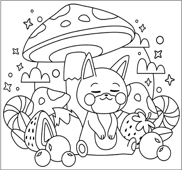 Mushroom Coloring Pages: 15 Fun Fungal Adventures