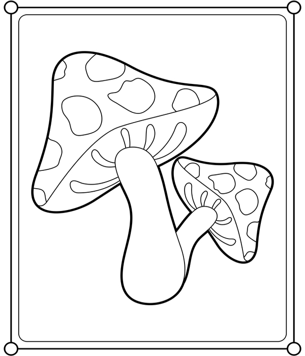 Mushroom Coloring Pages: 15 Fun Fungal Adventures
