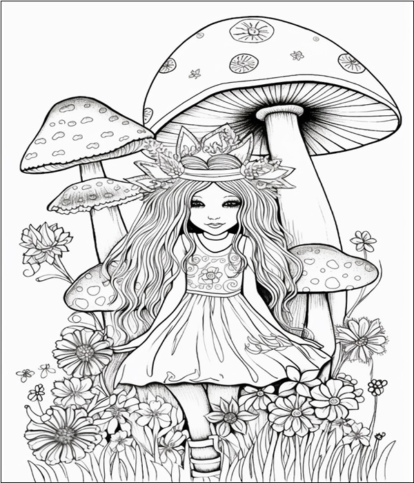 Mushroom Coloring Pages: 15 Fun Fungal Adventures