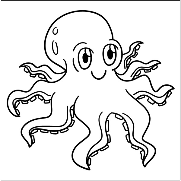 Octopus Coloring Pages: 15 Sheets of Underwater Adventure for Kids