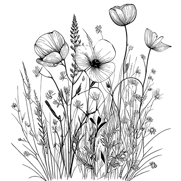 Flower Coloring Pages: 15 Beautiful Floral Patterns