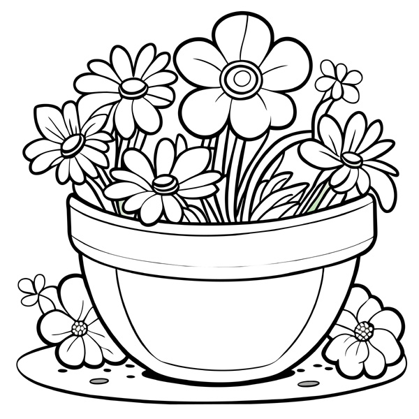 Flower Coloring Pages: 15 Beautiful Floral Patterns