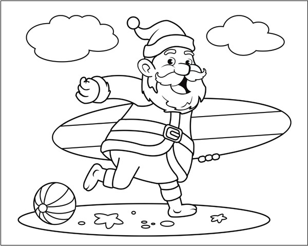 Santa Coloring Pages: 15 Festive Artwork Sheets for Kids
