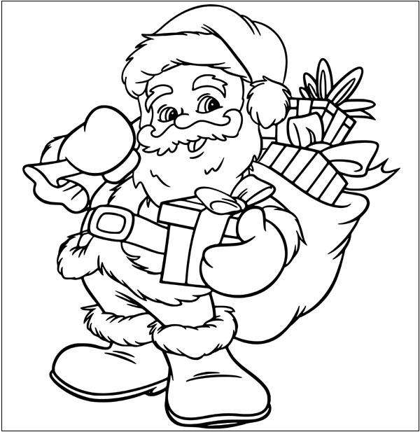 Santa Coloring Pages: 15 Festive Artwork Sheets for Kids