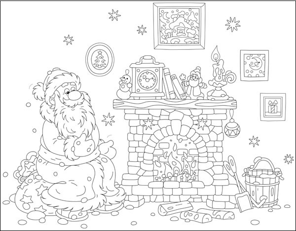 Santa Coloring Pages: 15 Festive Artwork Sheets for Kids