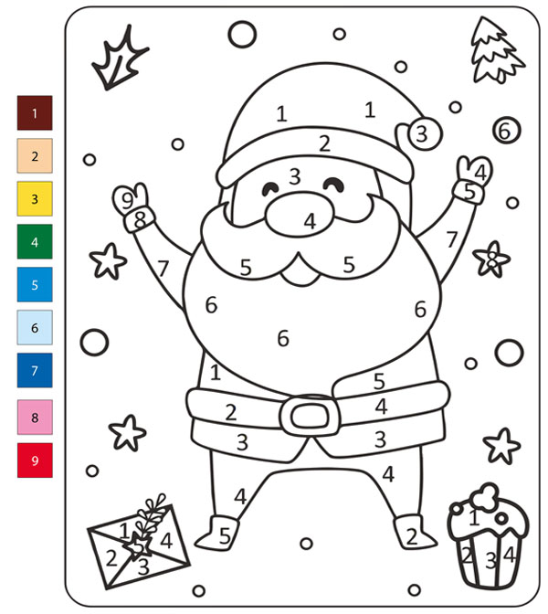 Santa Coloring Pages: 15 Festive Artwork Sheets for Kids
