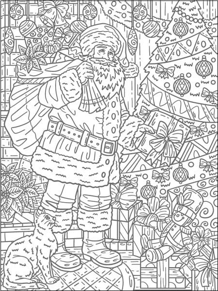 Santa Coloring Pages: 15 Festive Artwork Sheets for Kids