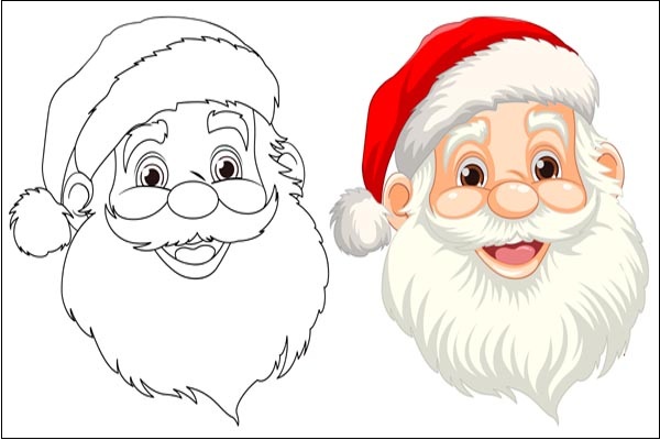 Santa Coloring Pages: 15 Festive Artwork Sheets for Kids