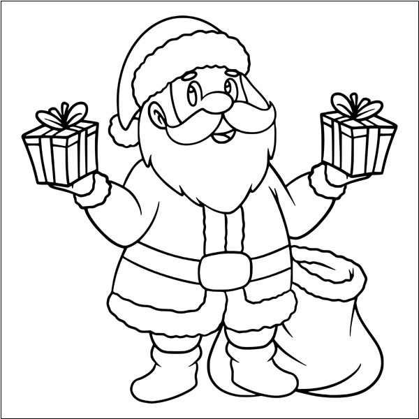 Santa Coloring Pages: 15 Festive Artwork Sheets for Kids