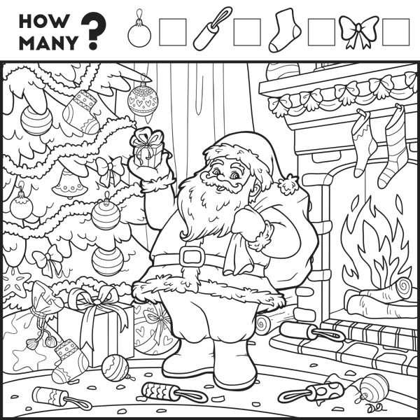 Santa Coloring Pages: 15 Festive Artwork Sheets for Kids
