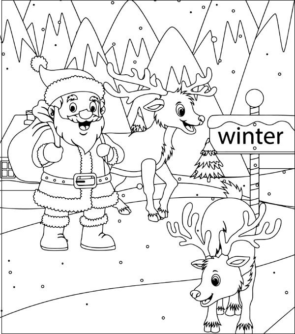 Santa Coloring Pages: 15 Festive Artwork Sheets for Kids