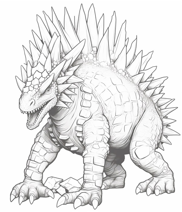 Godzilla Coloring Pages: 15 Sheets to Unwind with Monsters