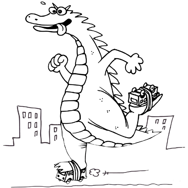 Godzilla Coloring Pages: 15 Sheets to Unwind with Monsters