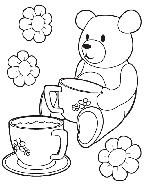 15 Creative Bear Coloring Pages For Your Little One