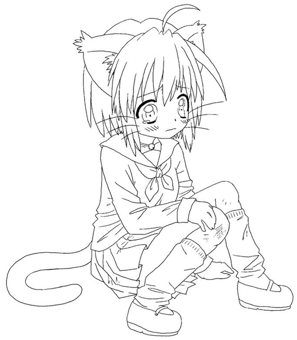 15 Easy Anime Coloring Pages (Great for Anime Fans)