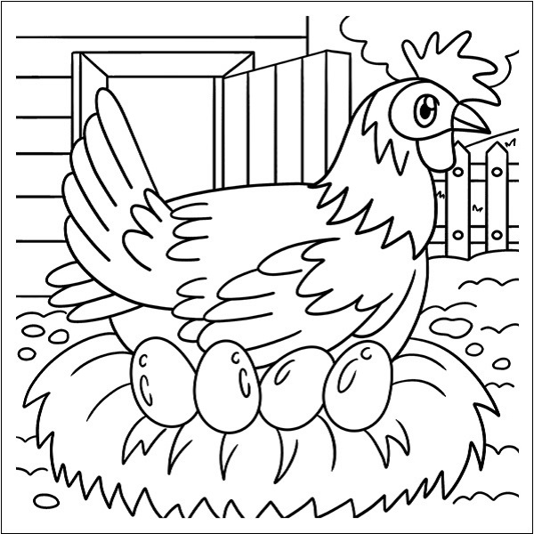 15 Exceptional Chicken Coloring Pages for Creativity and Fun