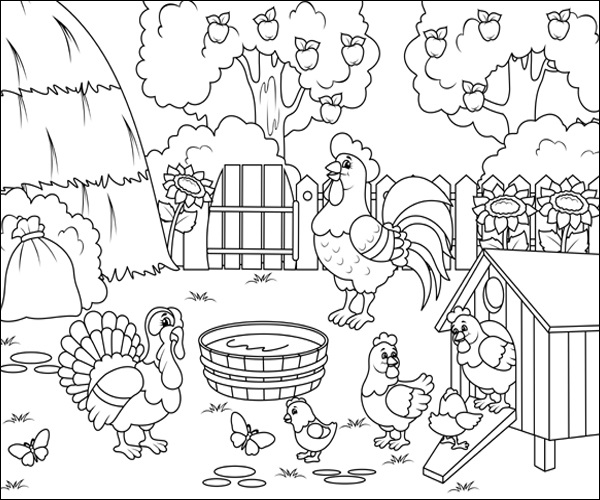 15 Exceptional Chicken Coloring Pages for Creativity and Fun