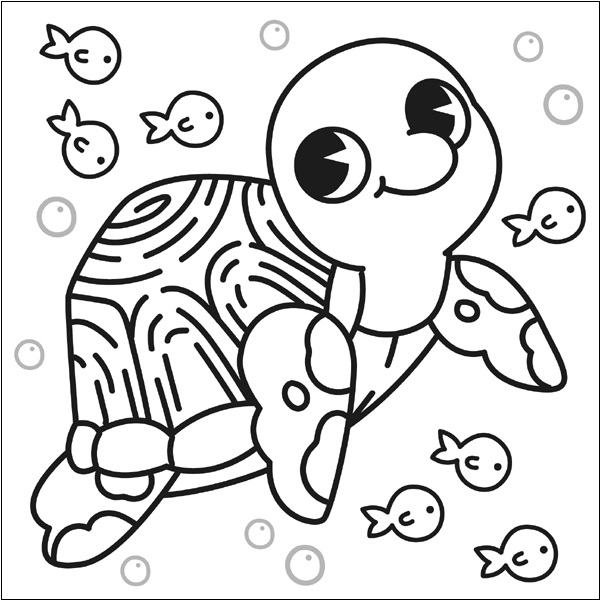 15 Inspiring Turtle Coloring Pages Galore for Kids of All Ages