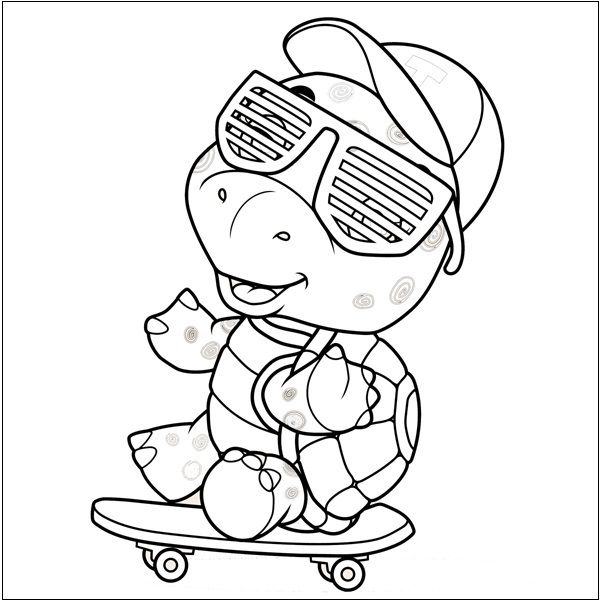 15 Inspiring Turtle Coloring Pages Galore for Kids of All Ages