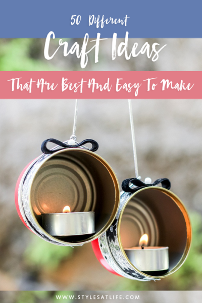 50 Different Craft Ideas To Make At Home | I Fashion Styles