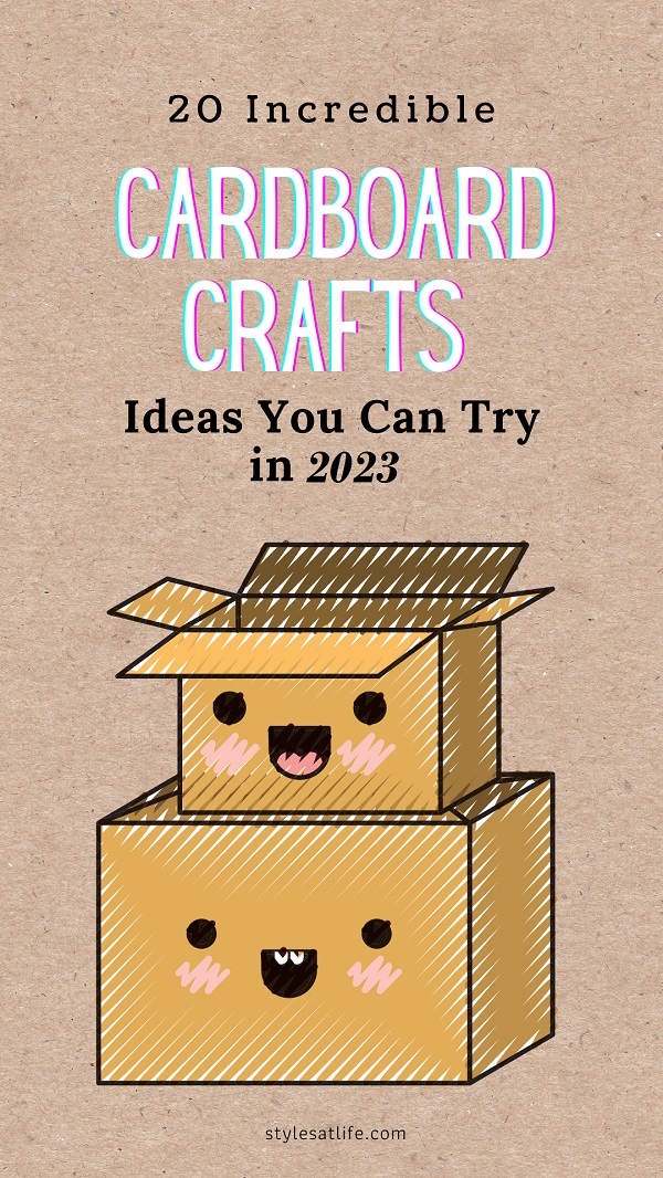 20 Incredible Cardboard Crafts Ideas You Can Try in 2023