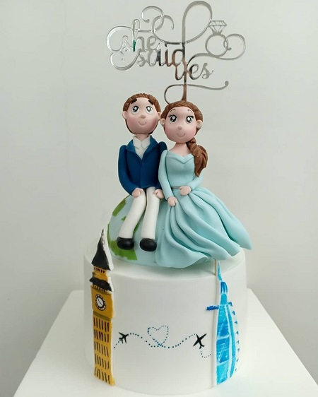 20 Simple and Unique Engagement Cake Designs In 2024