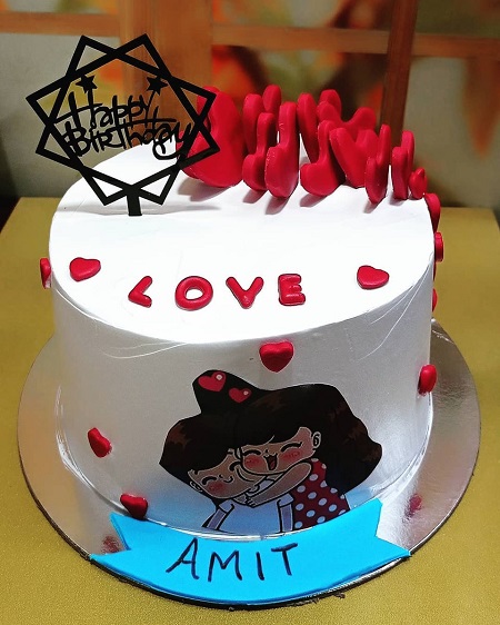 20 Romantic Cake Designs For Husband Birthday 2024