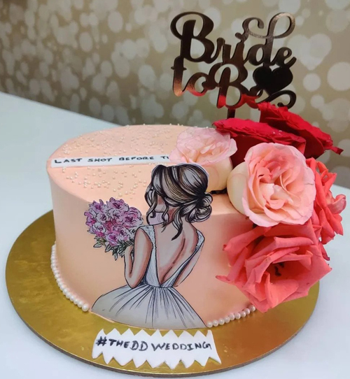50 Simple and Unique Bride To Be Cake Designs In 2024
