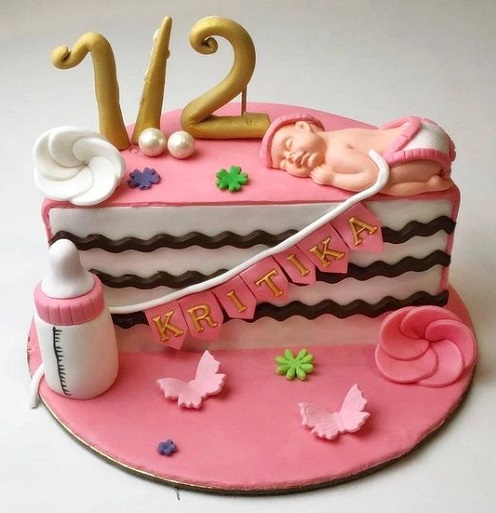 20 Latest and Best 6 Month Birthday Cake Designs With Photos