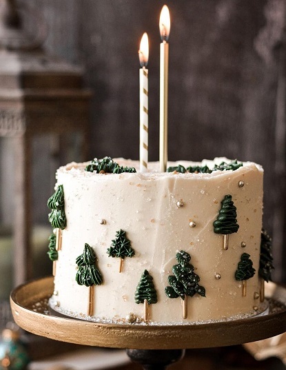 20 Simple Christmas Cake Designs To Try In 2024